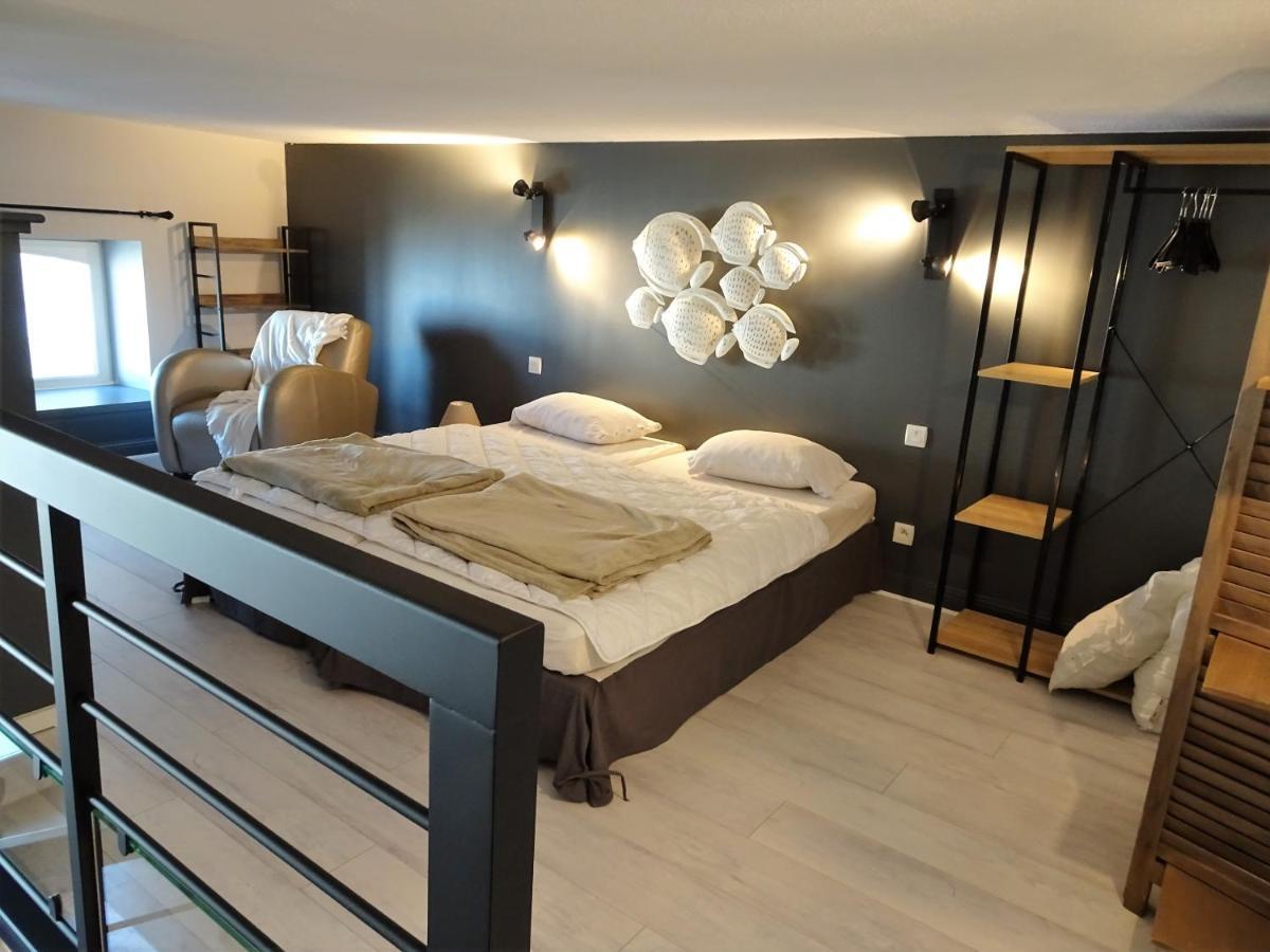 Charmant Studio En Duplex Esprit Loft Avec Balcon Vue Mer, Et Piscine Exterieure ル・クロワジック エクステリア 写真